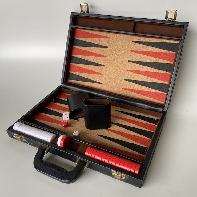 GAME, Board Game - Backgammon Set in Black Case